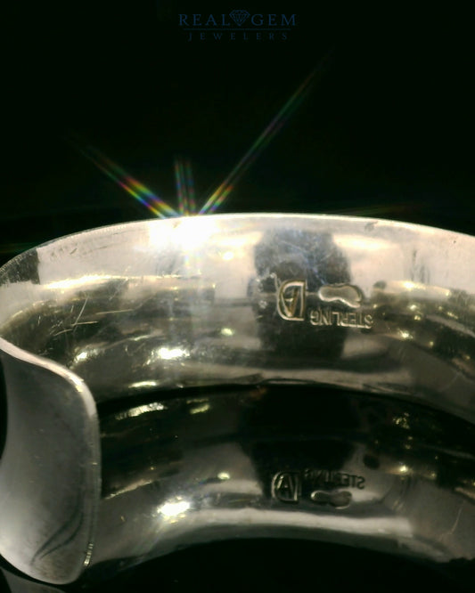 Elegant Silver Cuff Bracelet