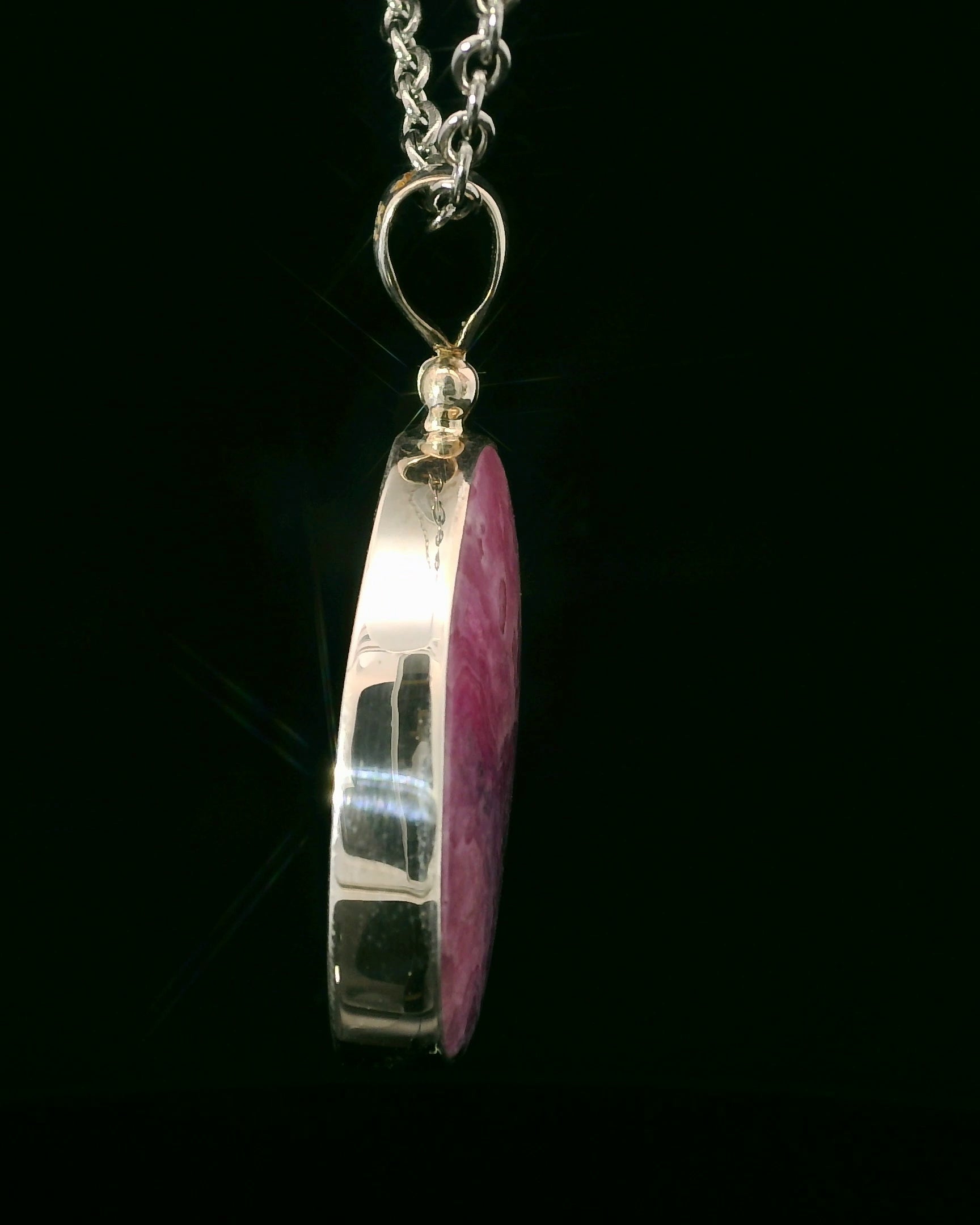 Rhodochroisite Pendant