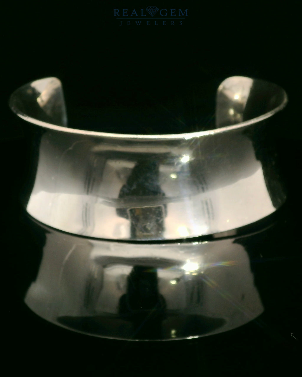 Elegant Silver Cuff Bracelet
