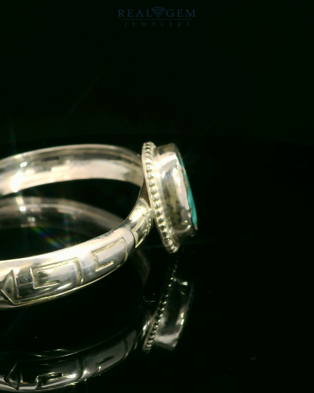 Elegant Turquoise Silver Bracelet