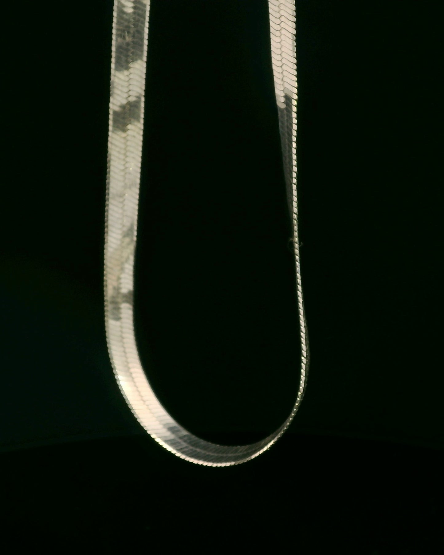 Herringbone Silver Bracelet