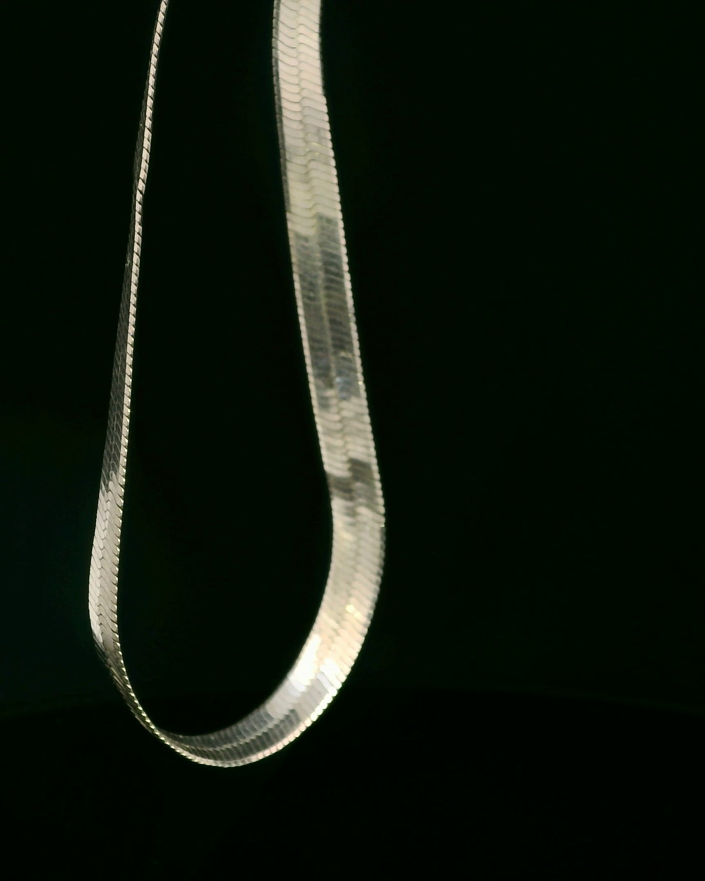 Herringbone Silver Bracelet