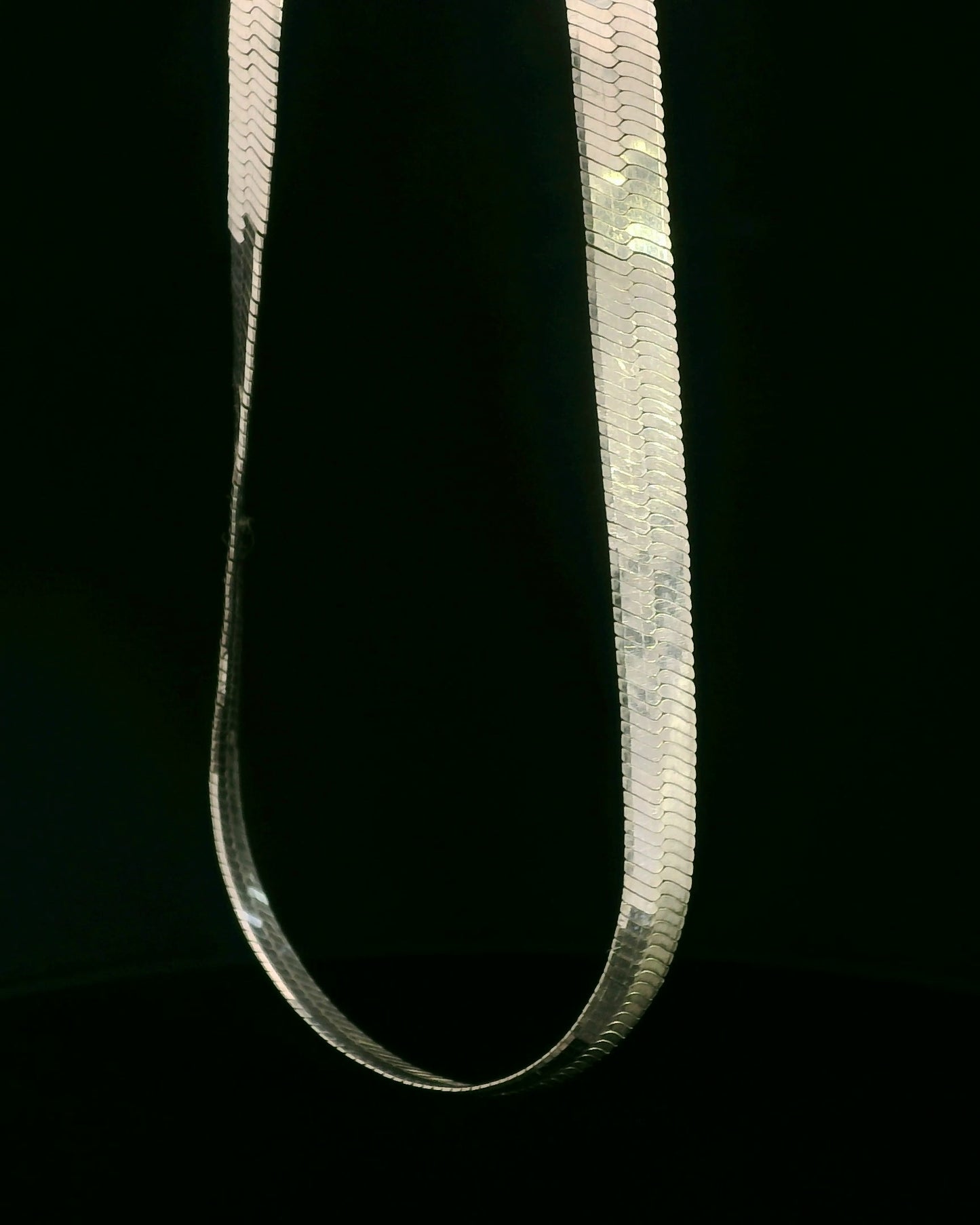 Herringbone Silver Bracelet