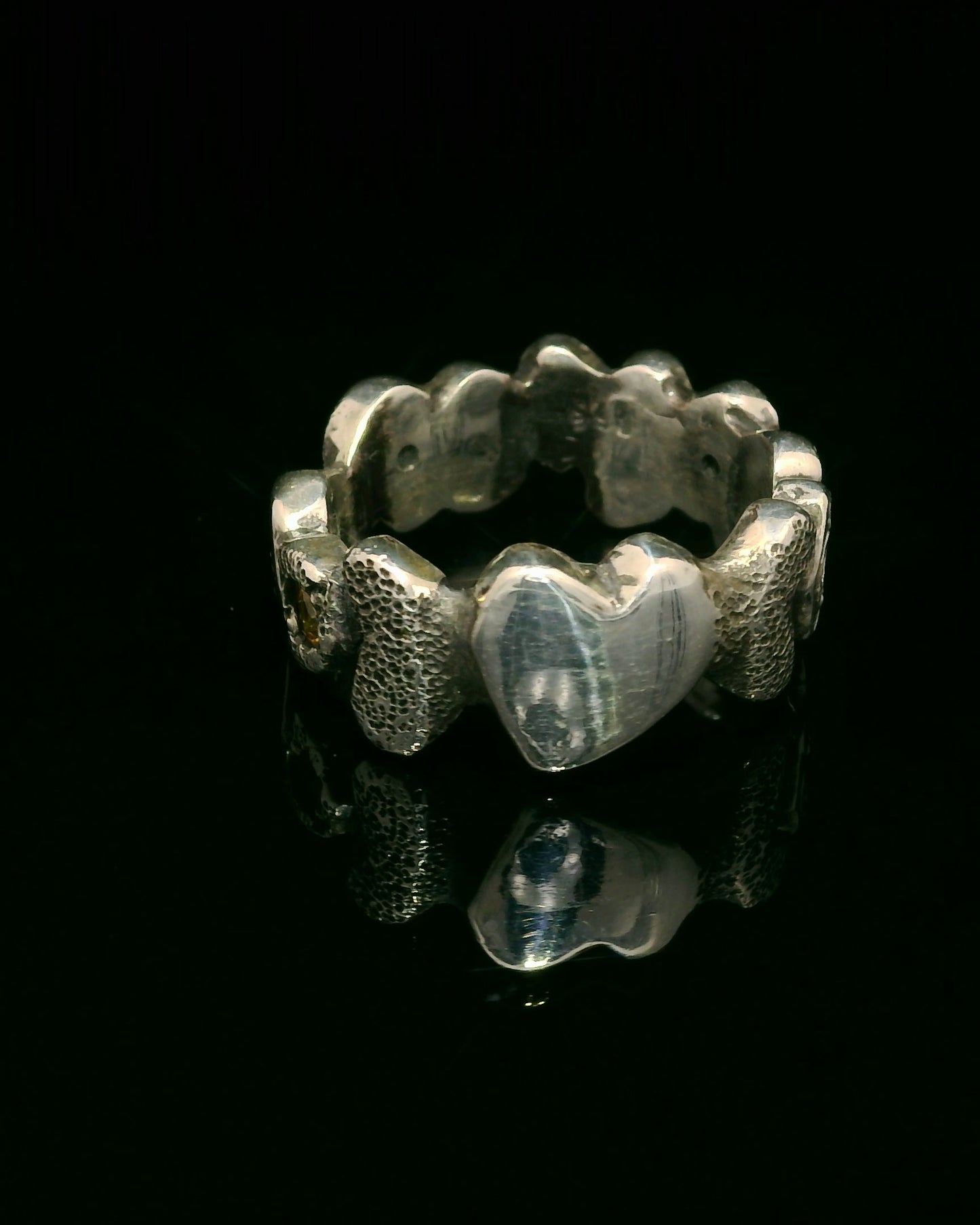 Elegant Sapphire Silver Ring