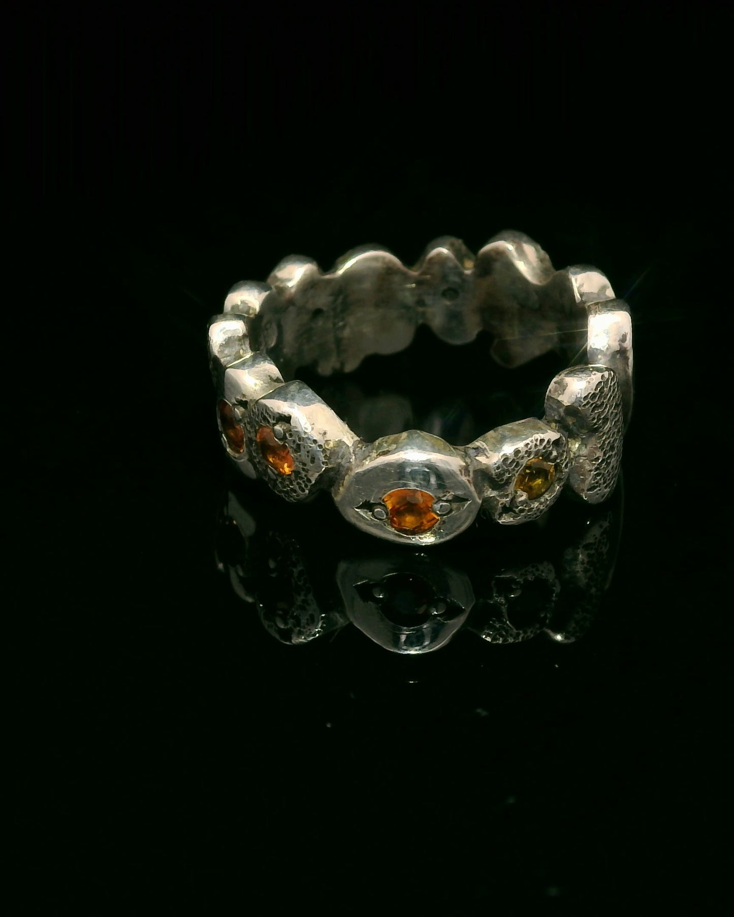 Elegant Sapphire Silver Ring