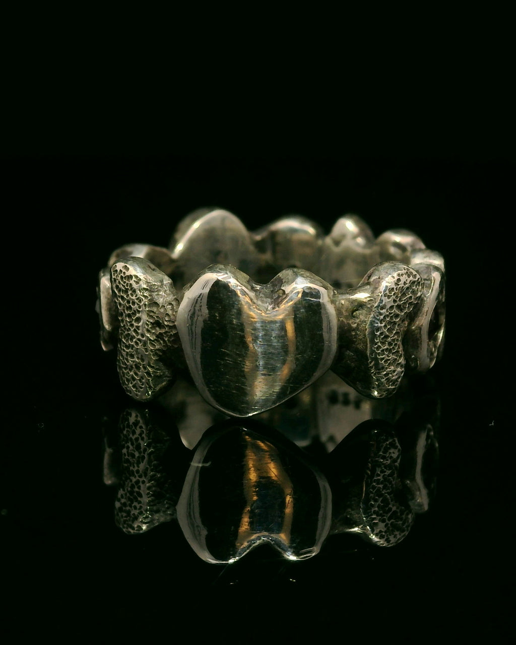 “Building Blocks” Ring w/ Sapphires