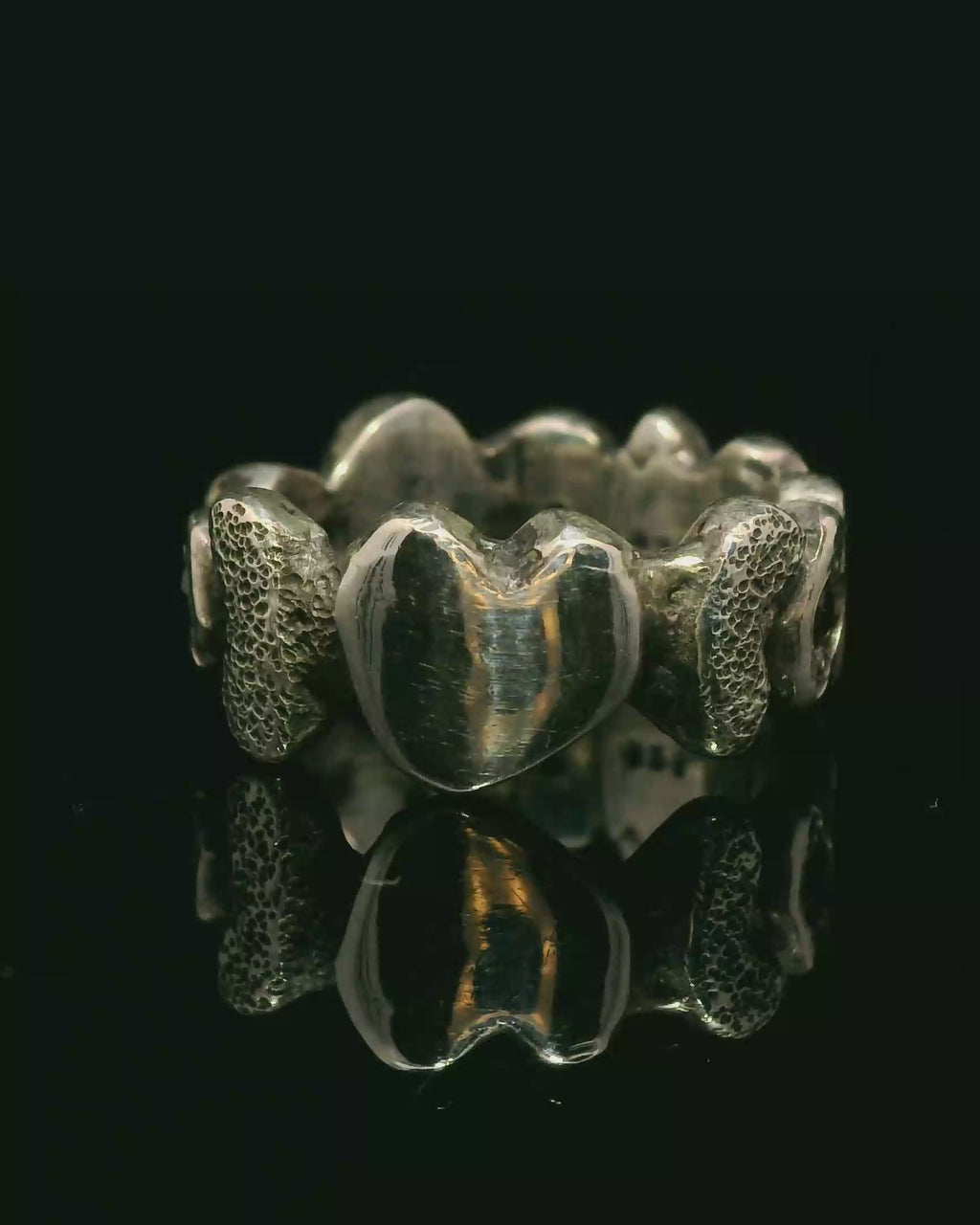 “Building Blocks” Ring w/ Sapphires