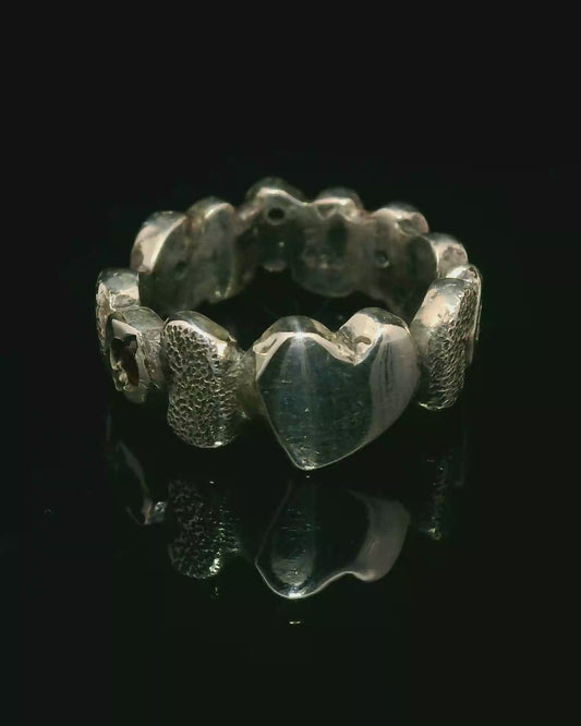 “Building Blocks” Ring w/ Sapphires